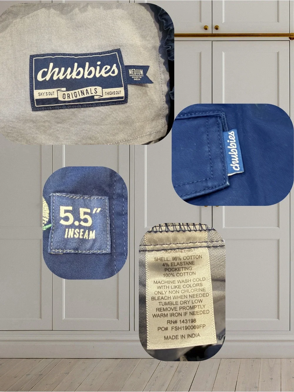 Chubbies “The Come Sail Aways” Embroidered Sailboat Shorts